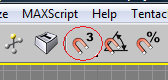 Кнопка Snaps Toggle